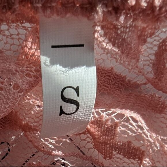 Maternity Pink Carnation Gown Size Small - Picture 7 of 7